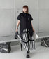 String Ribbon Flare Skirt